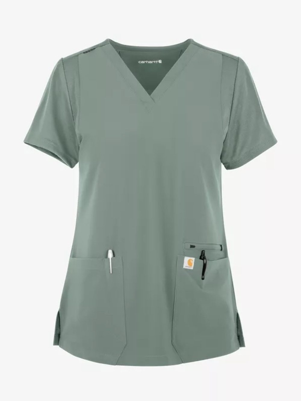 Carhartt Women's Force Cross-Flex V-Neck Scrub Top